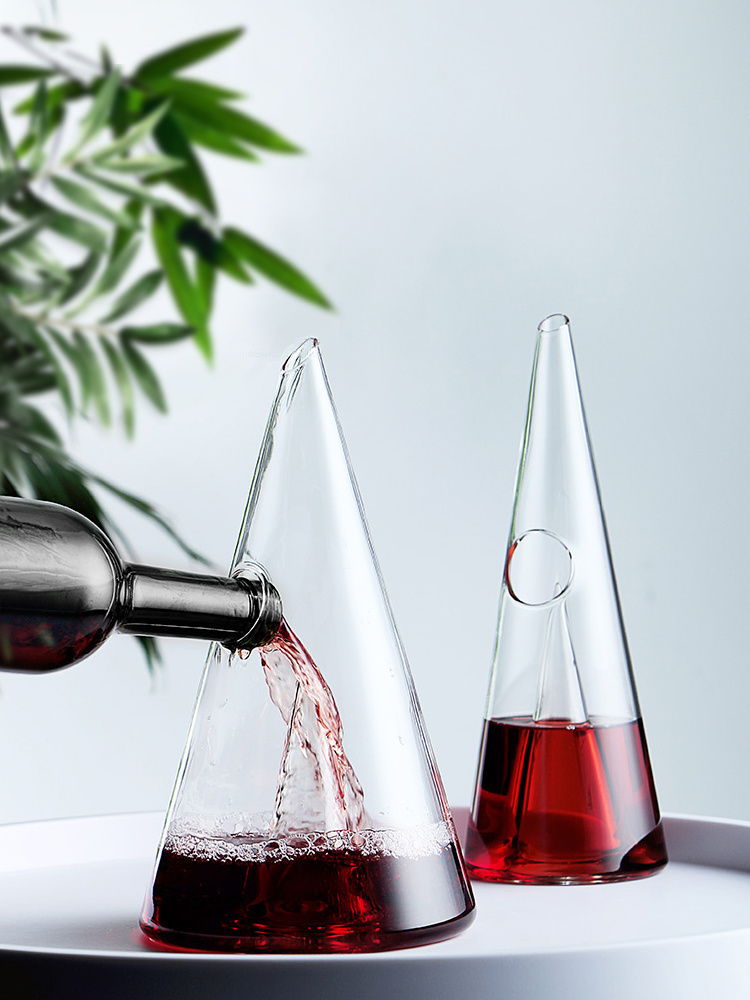 Decanter Aerator Set - Decantador de vino con forma de
