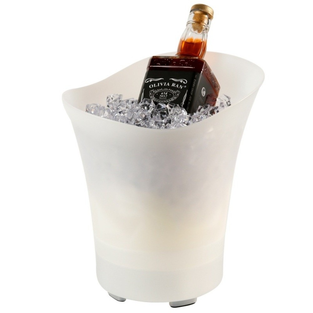 Beer Wine Up - Cubo de hielo LED de 5L/7L