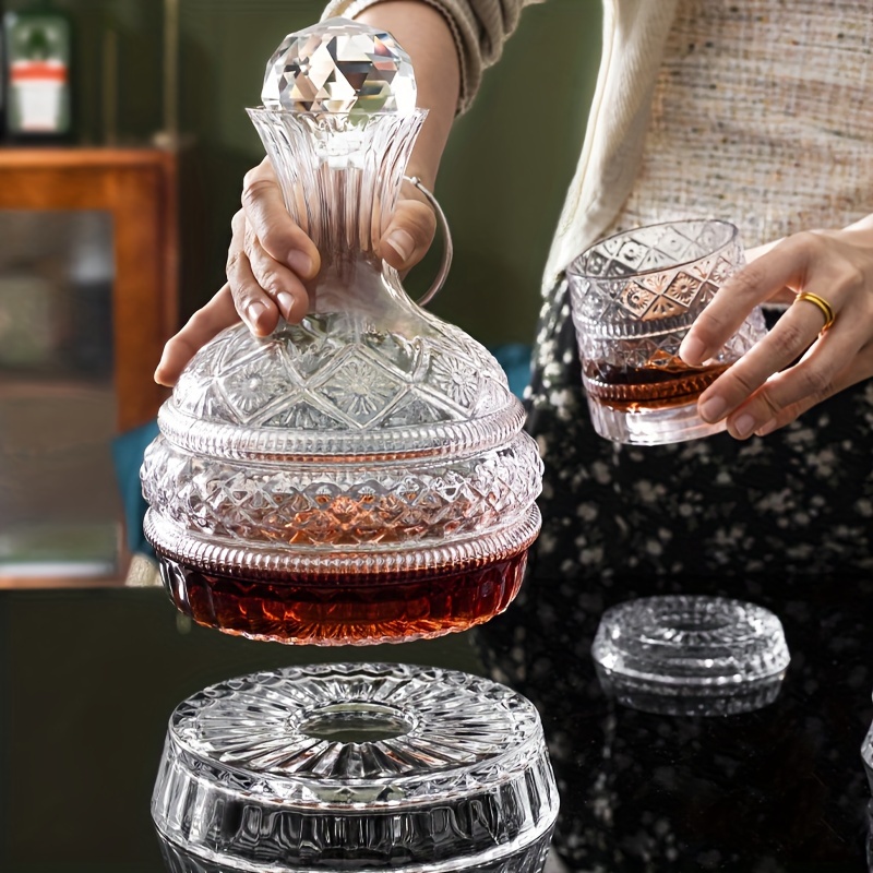 Decanter Aerator Set - Decantador de vino de cristal, elegante