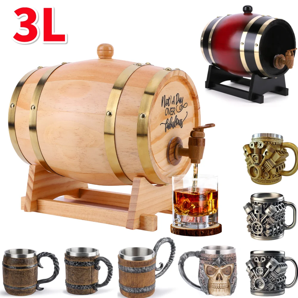 Barril de whisky de madera de  - Wine Beer Tequila reseña y precio