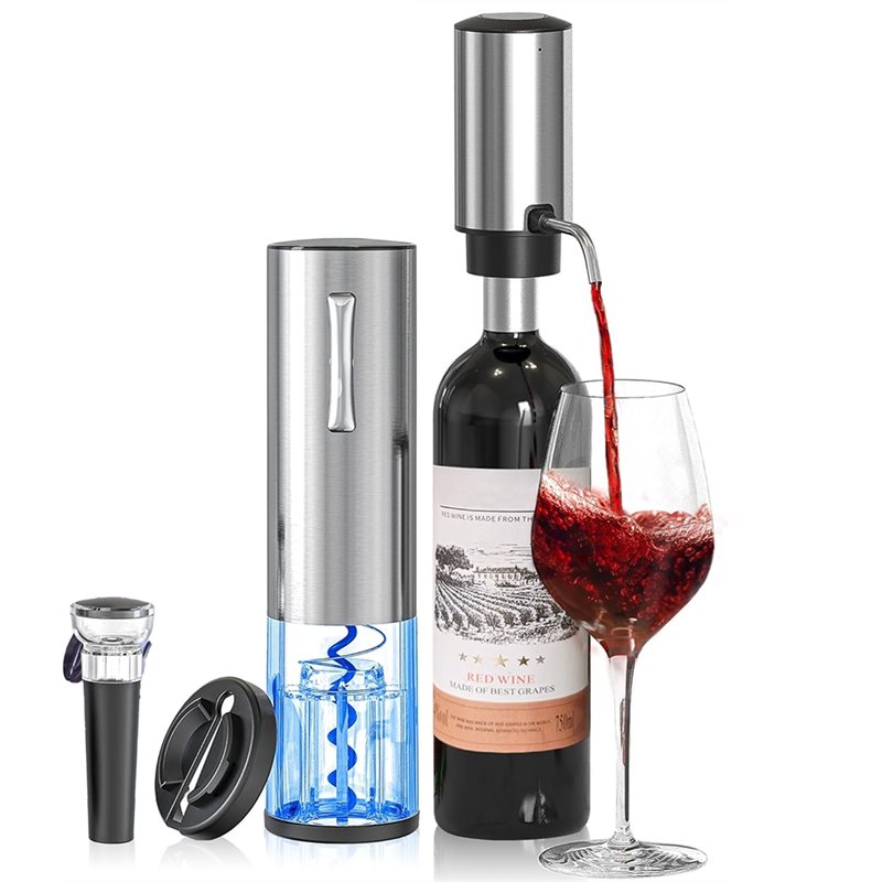 Abridor de Vino Eléctrico A84G - Decanter Aerator Set reseña y precio