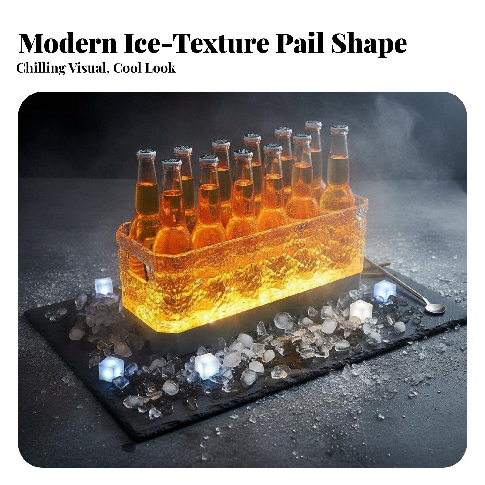 Cubo de hielo de plástico para - Beer Wine Up reseña y precio