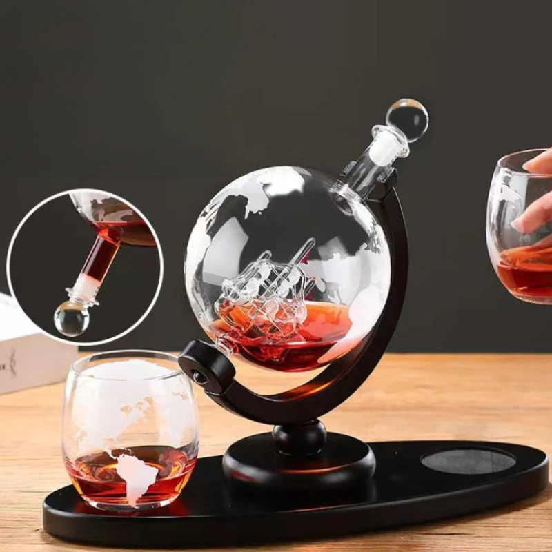 Decantador de whisky en forma  - Decanter Aerator Set reseña y precio