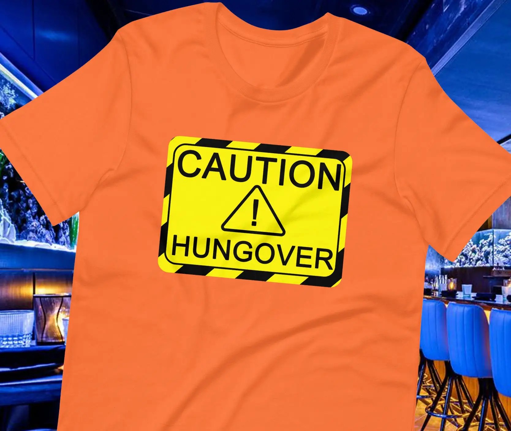 Camiseta Caution Hungover para - Wine Beer Tequila reseña y precio