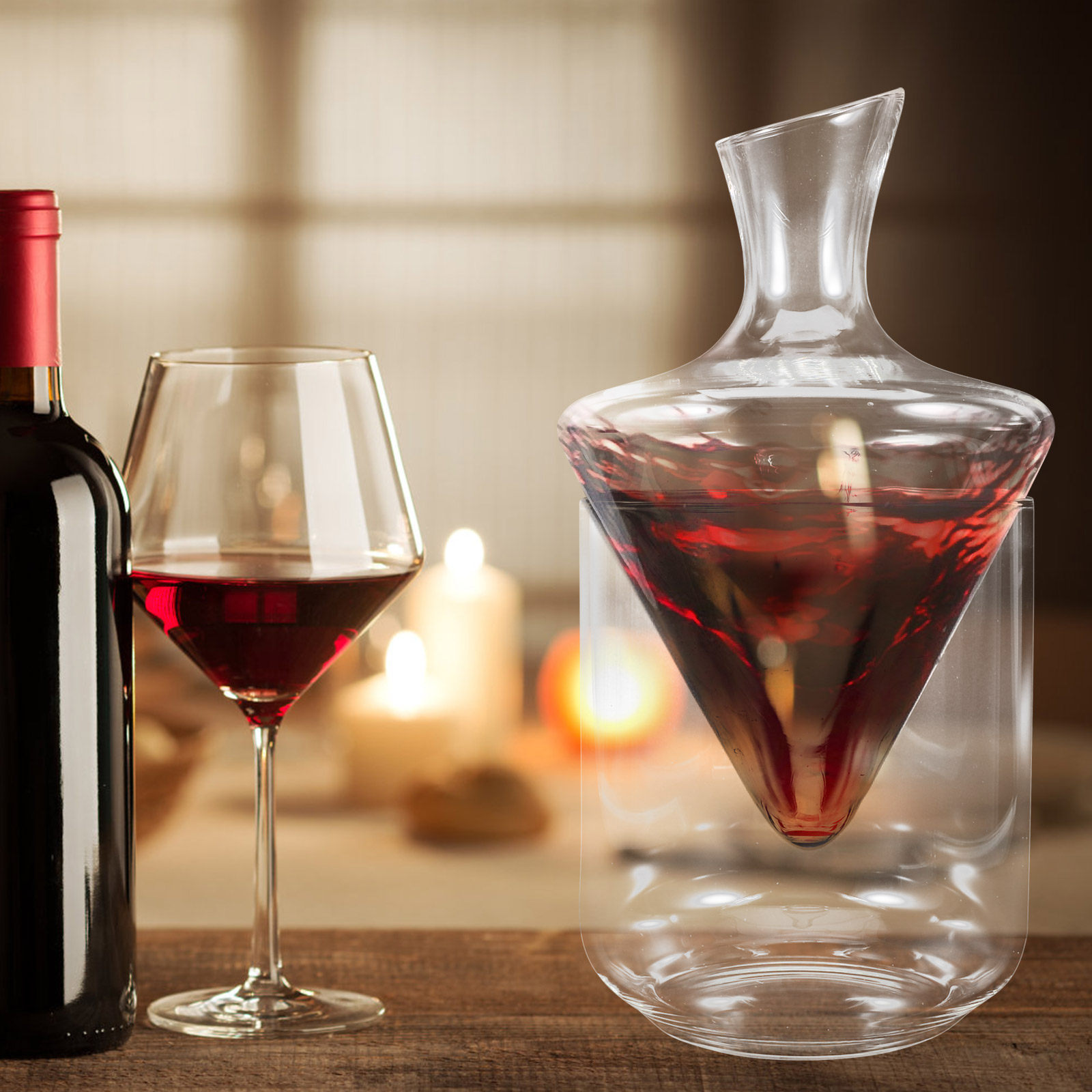 1 Pieza Elegante Decantador de - Decanter Aerator Set reseña y precio