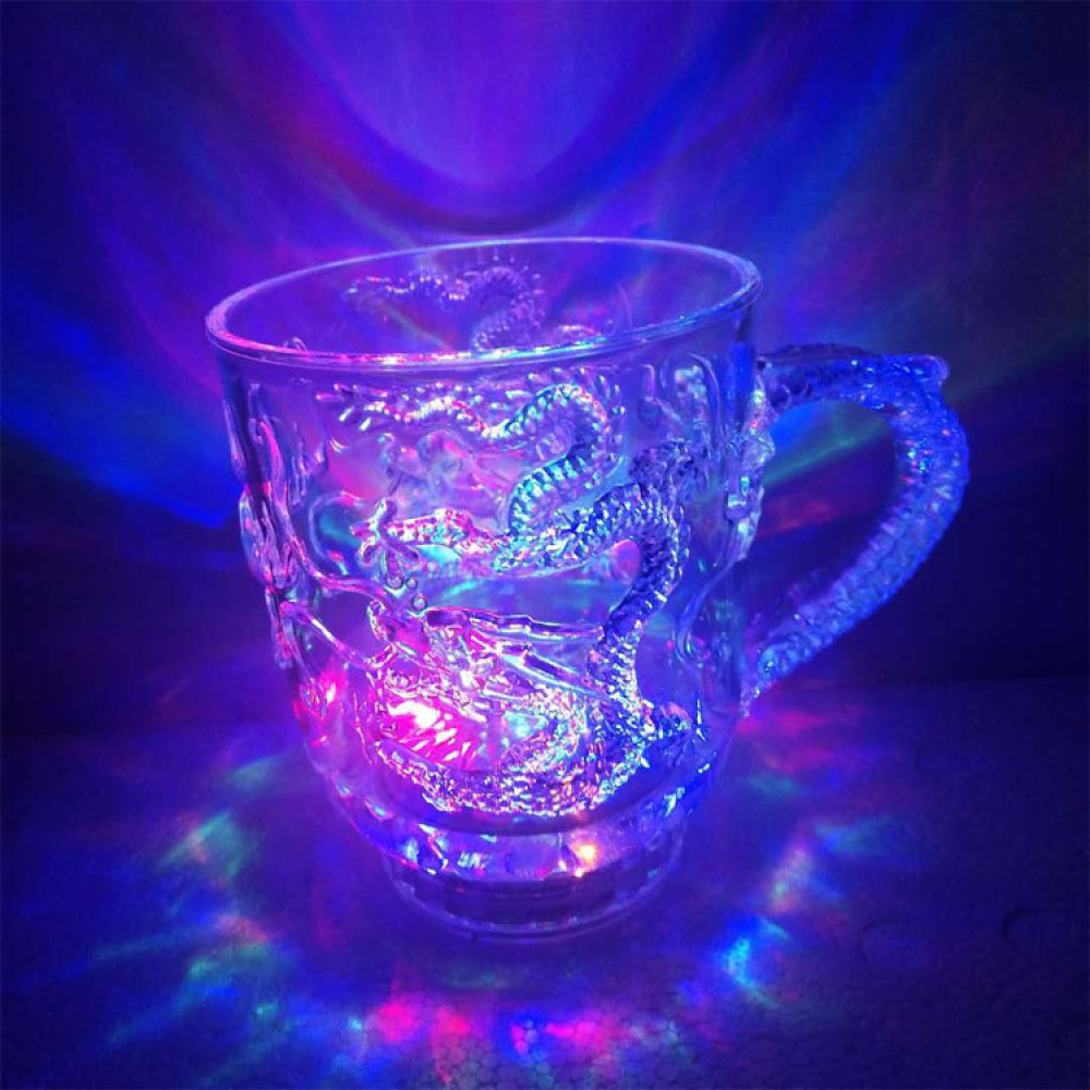 Taza LED de inducción con luz, - Beer Wine Up reseña y precio